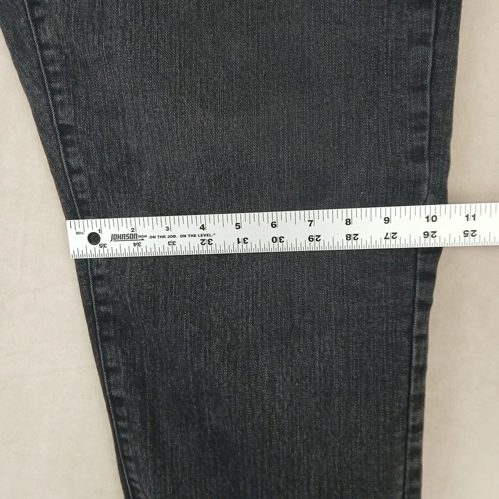 Eddie Bauer 40x30 Mens Jeans Blanket Lined Black
